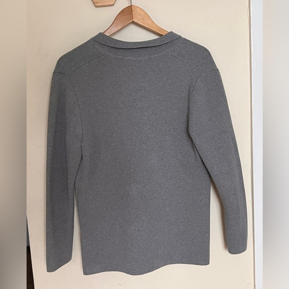 Small UNIQLO Grey Cardigan Blazer - Picture 2 of 4